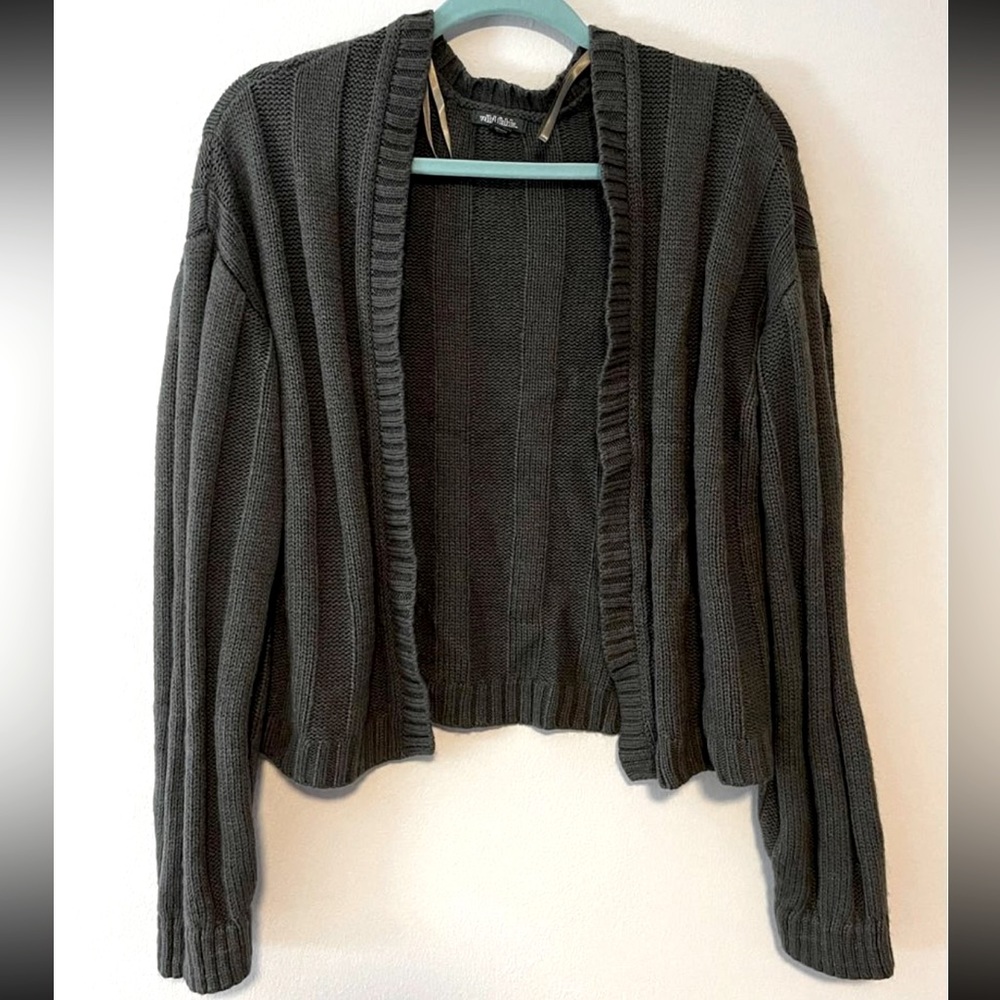 Green Knit Cardigan